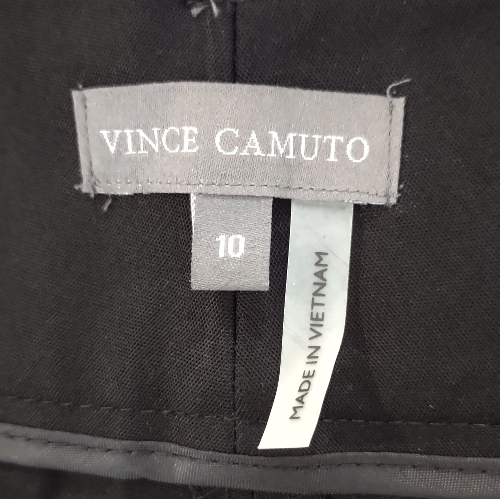 Vince Camuto Black Dress Shorts Size 10 Cotton - Picture 3 of 5
